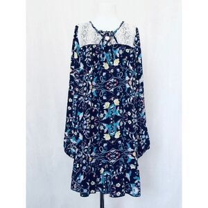 truly me by SaraSara Girls 12 Floral Knit Lace Dress